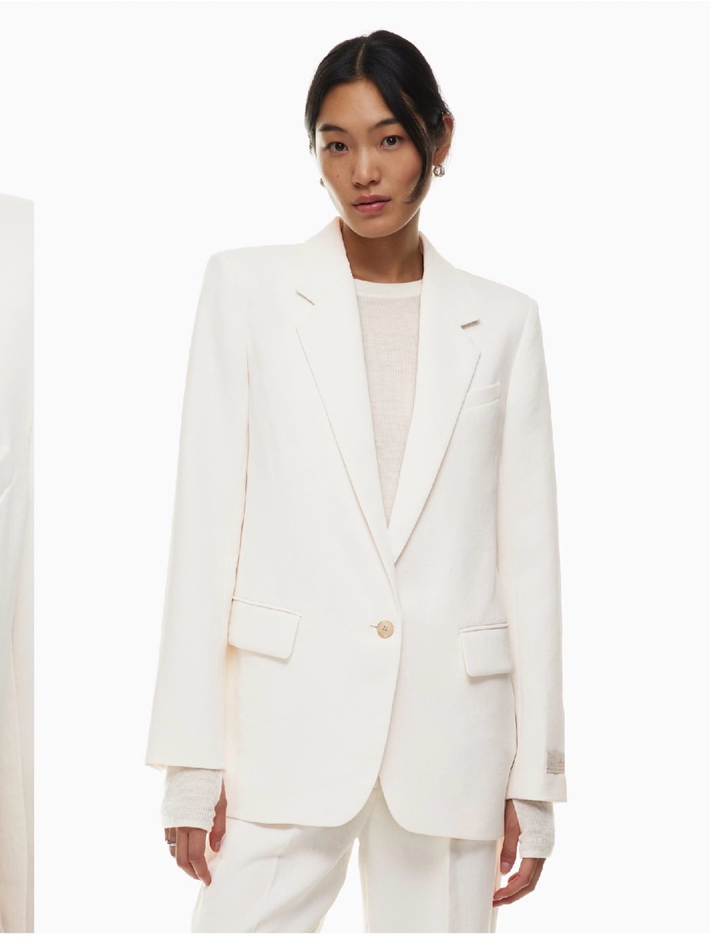 White Aritzia Blazer